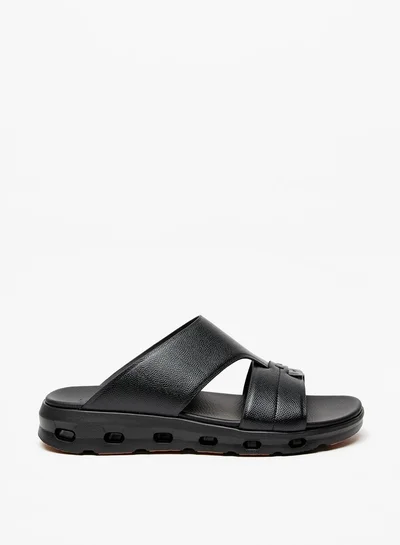 لو كونفورت Men's Solid Slip-On Arabic Sandals