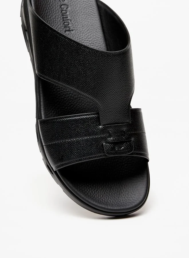 Le Confort Men's Solid Slip-On Arabic Sandals