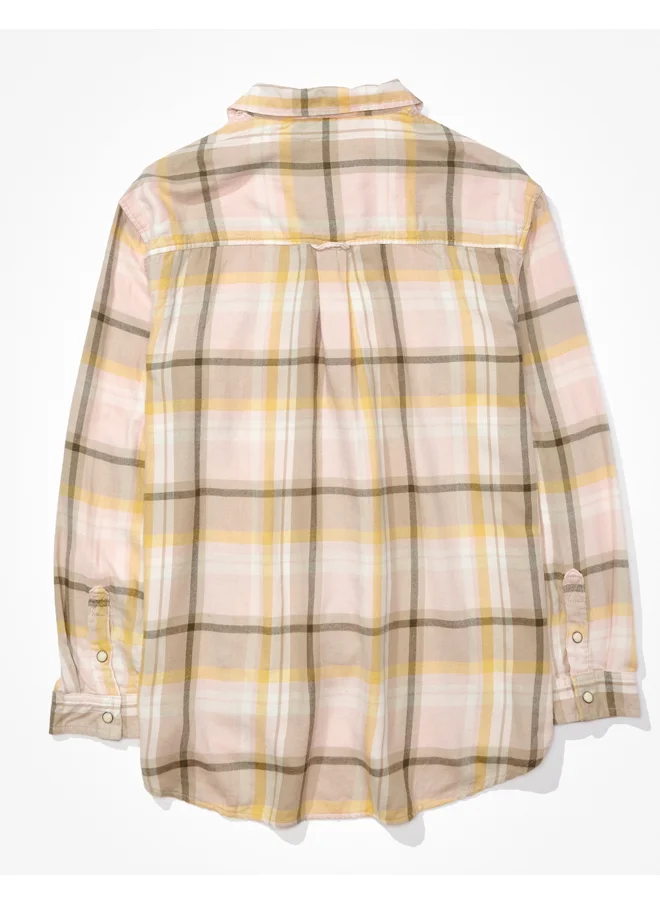 امريكان ايجل AE Oversized Flannel Shirt