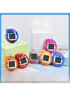 Generic Electronic Pet Machine To Develop Pet Game Machine Strange Handheld Mini Virtual Pet Electronic Machine-Color:Solid Color Blue (26g With Instructions)  - Image 2