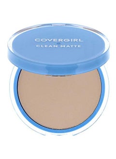 COVERGIRL Clean Matte Pressed Powder Buff Beige 10 g Packaging may vary