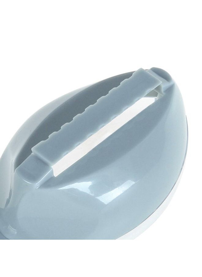 Cleaning Fish Scale With Knife Blue