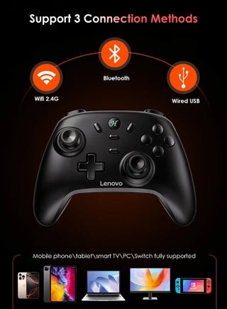 وحدة تحكم Lenovo S07 لجهاز Switch عصا التحكم جيمباد اهتزاز مزدوج لاسلكي بلوتوث لجهاز Switch/PC/IOS/Android - view 5