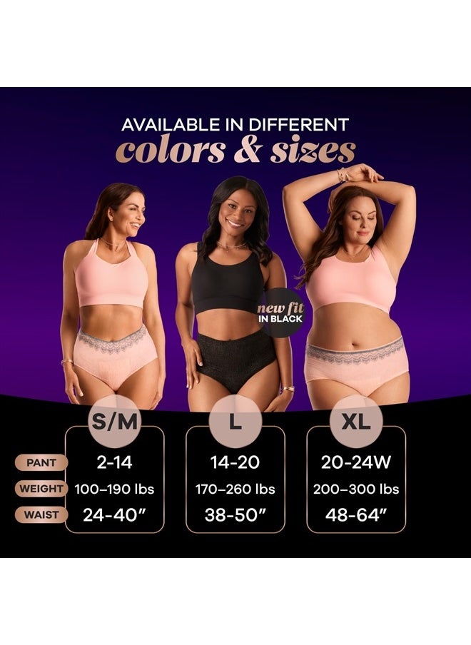 Always Discreet Boutique Adult Incontinence & Postpartum Underwear For Women, Size Small/Medium, 12 Count (Packaging May Vary)  - Image 5