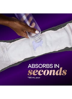 Always Discreet ملابس داخلية نسائية عالية الخصر لمرضى سلس البول وما بعد الولادة، مقاس صغير/متوسط، وردية اللون، ذات قدرة امتصاص قصوى، للاستخدام مرة واحدة، 12 قطعة (قد تختلف العبوة)  - Image 4