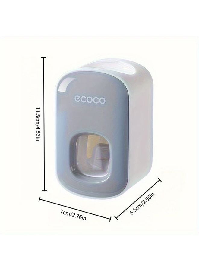 Black Toothpaste Squeezer Adhesive Mounted Easy Clean Bathroom Organizer - Image 4