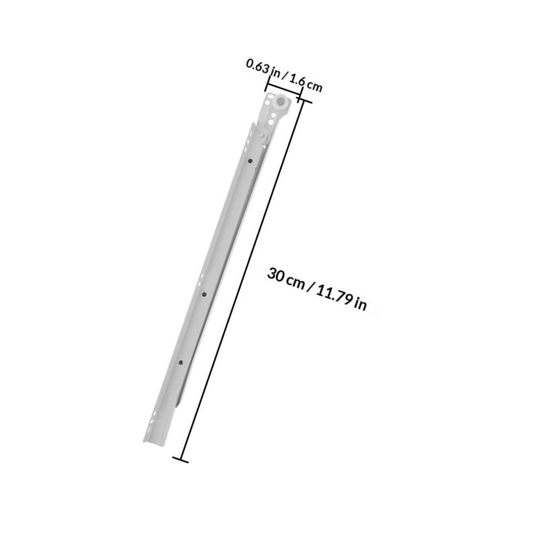 Heavy Duty 12 Inch Two Way Drawer Slides Replacement for Cabinet and Keyboard Tray 2 Pack - Image 3