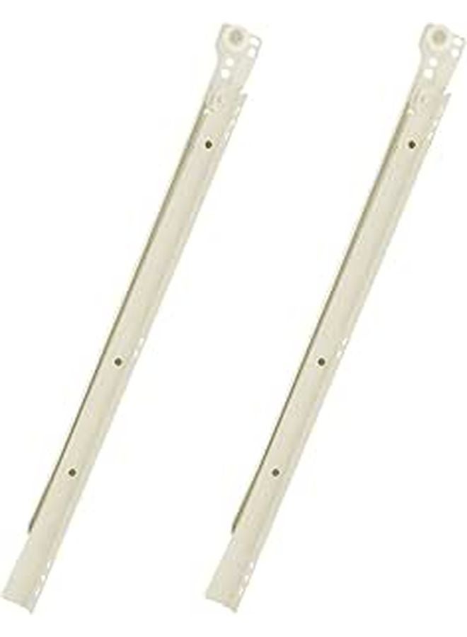 Heavy Duty 12 Inch Two Way Drawer Slides Replacement for Cabinet and Keyboard Tray 2 Pack - Image 1