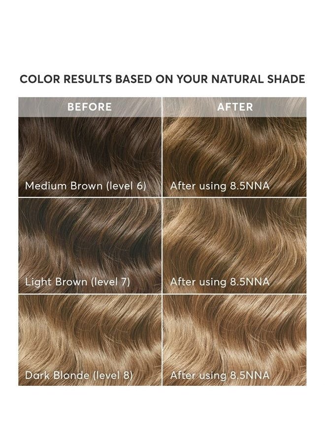 Madison Reed - Radiant Hair Color Kit, Permanent Hair Dye, 100% Gray Coverage, Ammonia-Free, Lusia Dark Blonde 8.5NNA Dark Neutral Blonde for Resistant Grays, Pack of 1 - Image 1