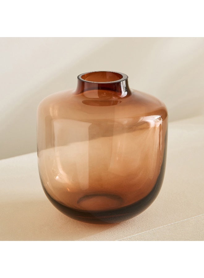 Home Box Pedro Decorative Heavy Glass Vase - 15.5x17 cm - Image 2