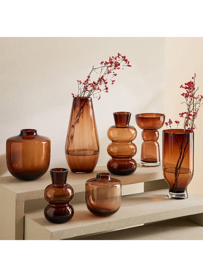 Home Box Pedro Decorative Heavy Glass Vase - 15.5x17 cm - Image 4