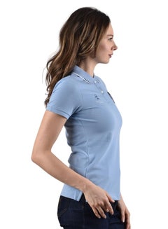 GIORDANO Women's Bold Polo - Blue  - Image 3