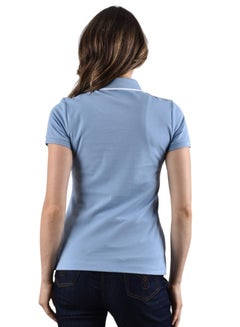 GIORDANO Women's Bold Polo - Blue  - Image 4