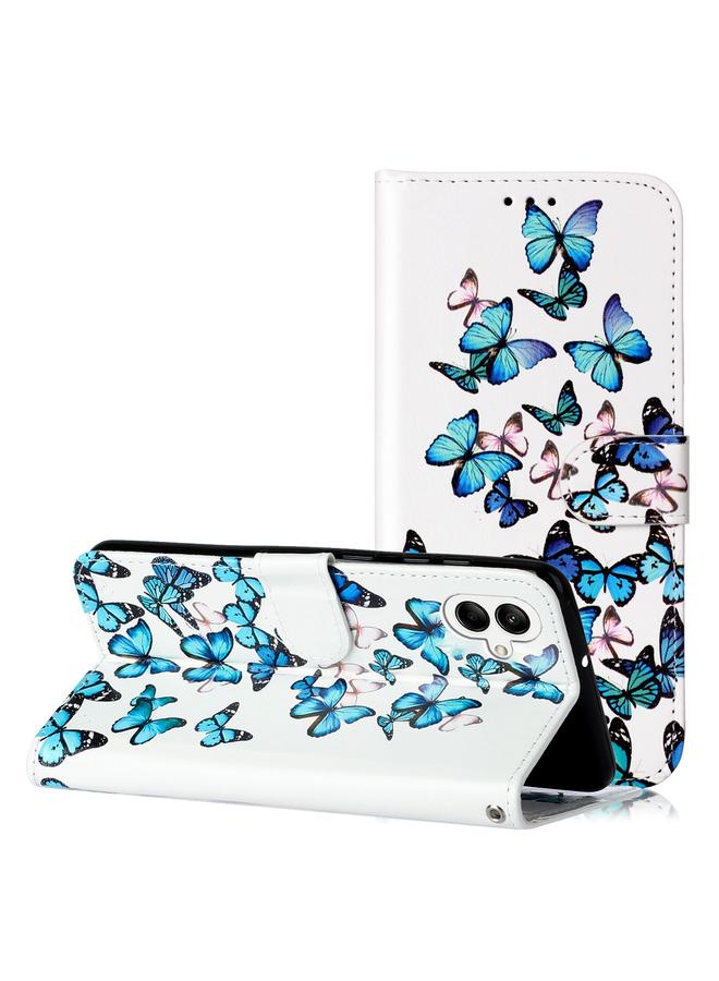 اس-توب جراب جلدي لهاتف Samsung Galaxy A06 4G بنمط رخامي ملون - Image 1