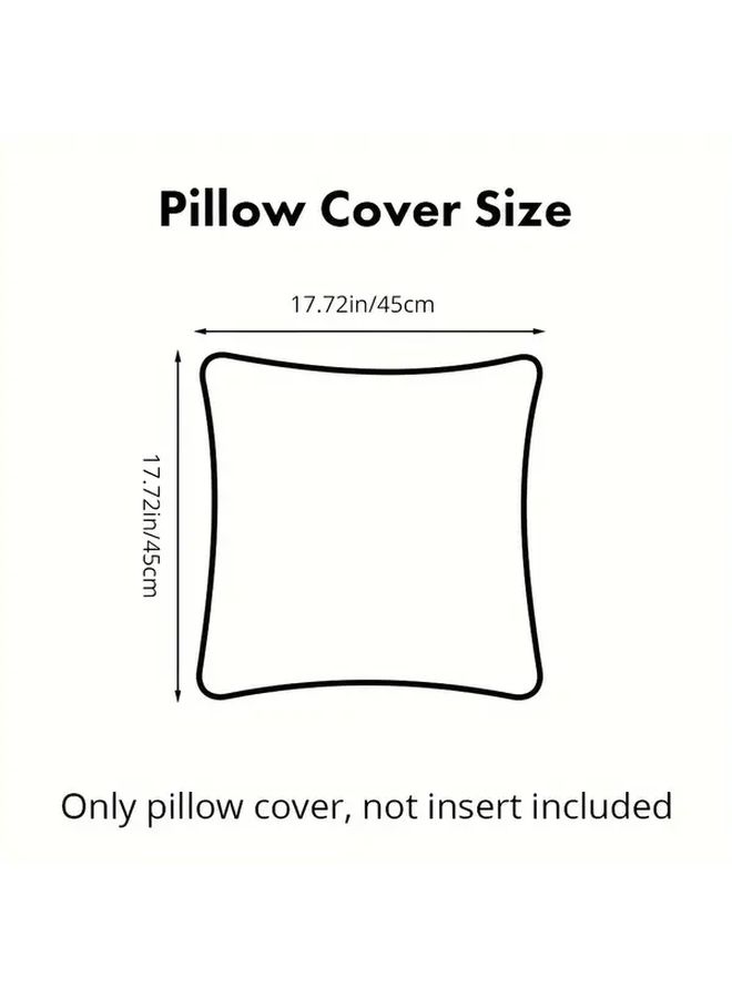 1pc Black Mandala Bohemian Fringe Pillow Cover Square Tassel Trim Zip Closure For Sofa Bed Chair Easy Clean Accent Cushion 17.72x17.72 Inch - Image 3