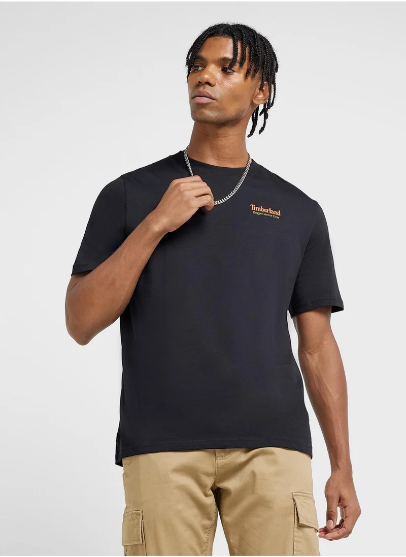 Timberland Outdoor Inspired Back Graphic T-Shirt
