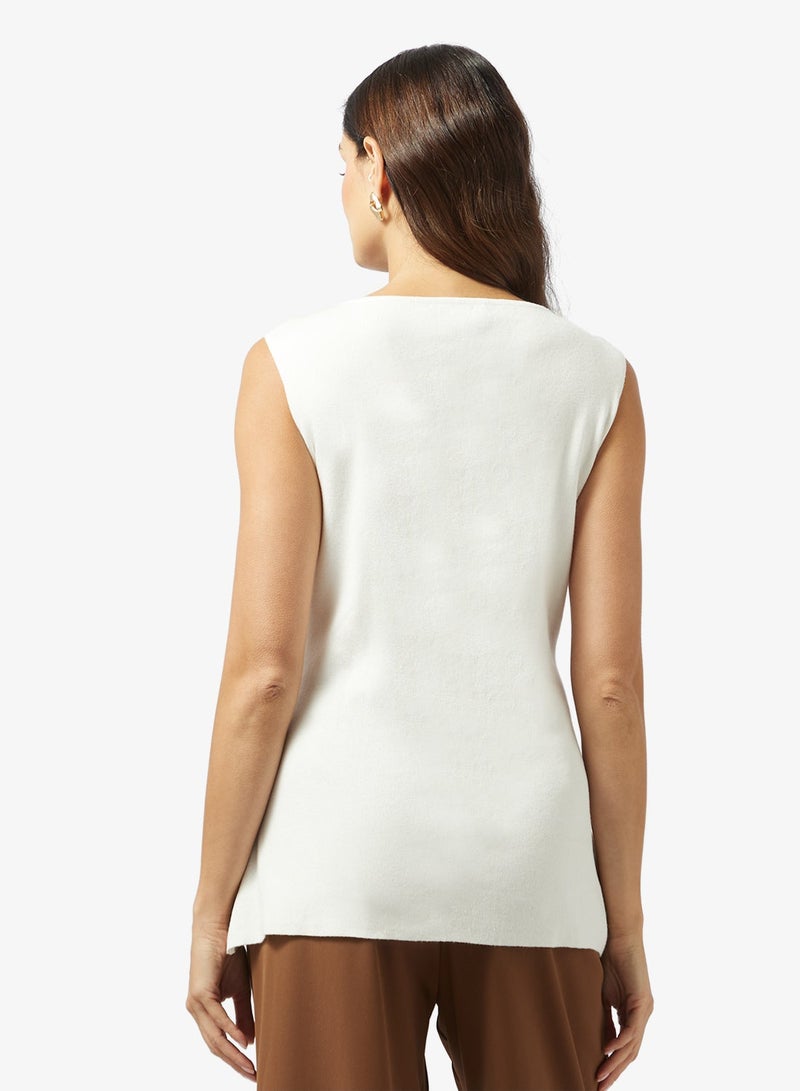 ELLA Sleeveless Vest Top - Image 2