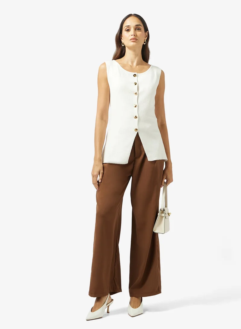 Ella  Sleeveless Vest Top for Women | Best Price UAE