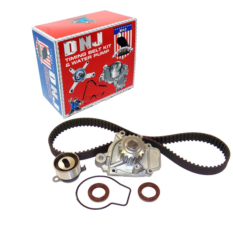 DNJ TBK290WP Timing Belt Kit with Water Pump for 19881995 Honda Civic Civic del Sol CRX 15L L4 16V SOHC 1493cc