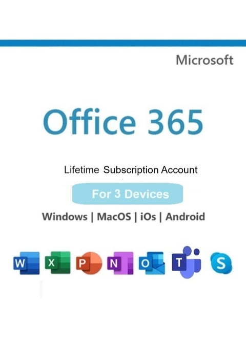 Office 365 Lifetime | 3 Devices access For Mac | Windows | Mobile With OneDrive