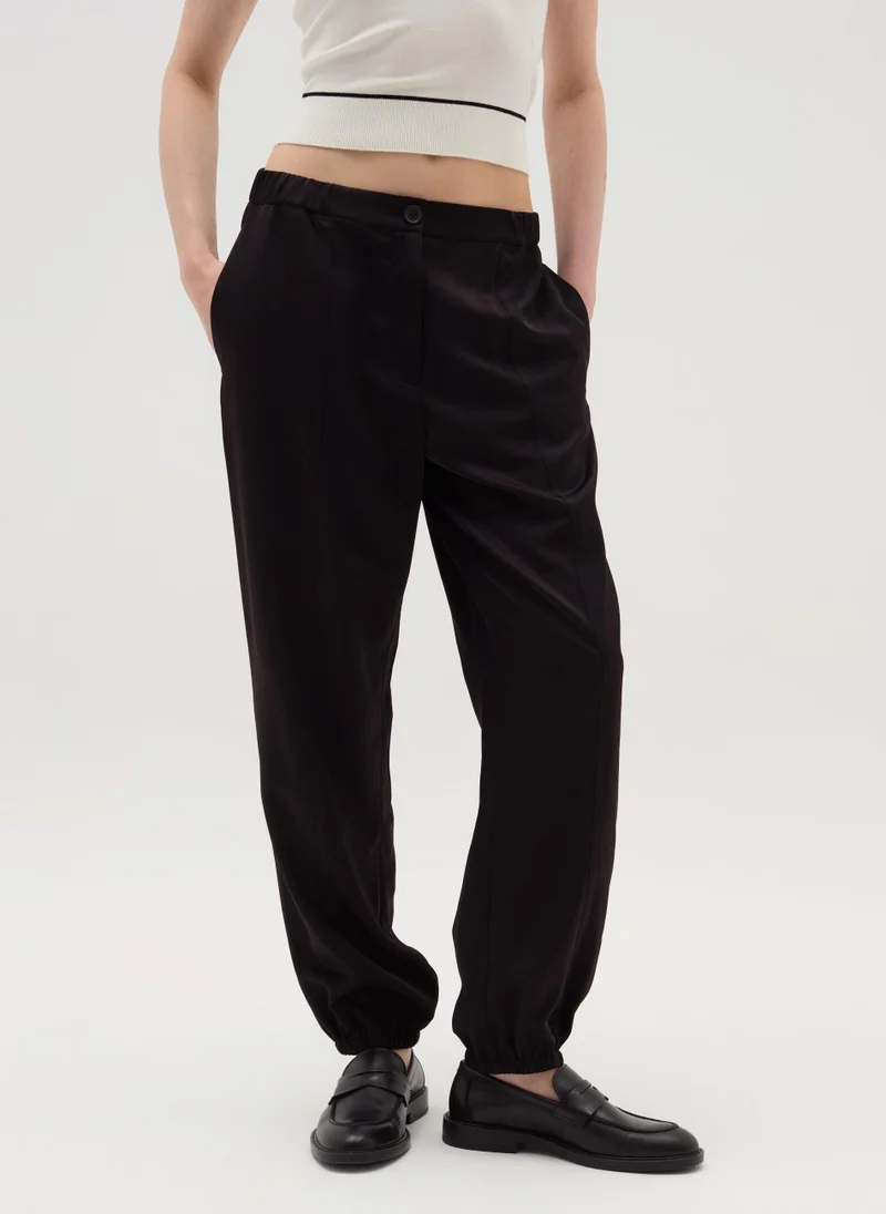 Ovs Pull-on trousers with raised stitching