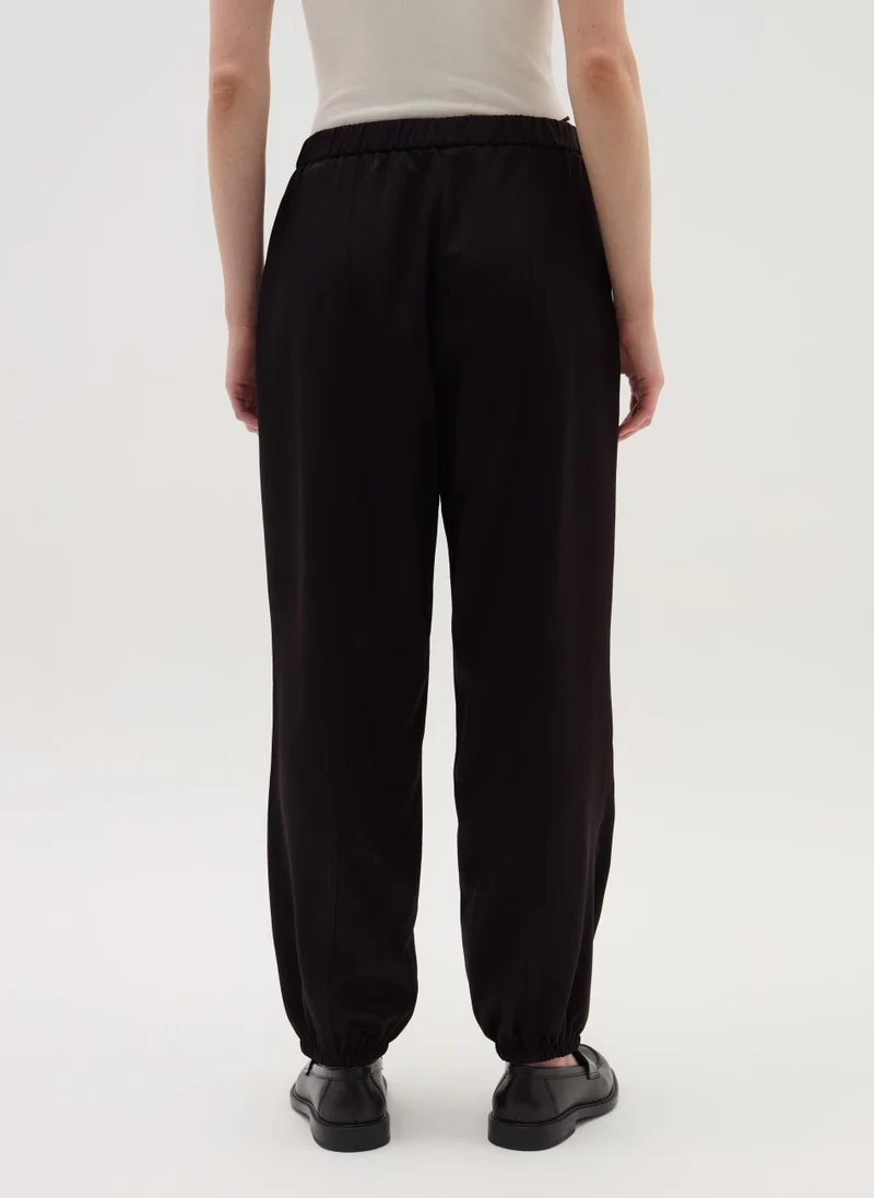 Ovs Pull-on trousers with raised stitching