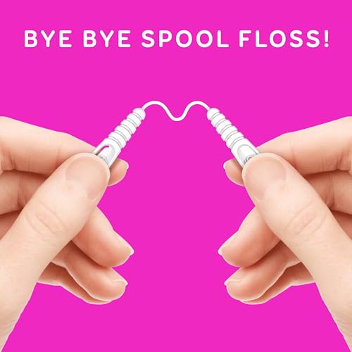 GRIN Gripper Floss, Individually Wrapped Smooth Dental Floss, 60 Count, Minty Flavor, Recyclable Packaging, Gentle Floss Tape, Finger Grips with Safe Fold Back Pick, No Shredding or Breaking - Image 3