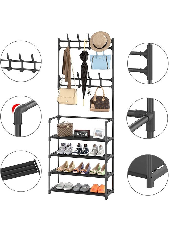 Cady One Shoe organizer with 5 shelves and clothes hanger  - Image 2