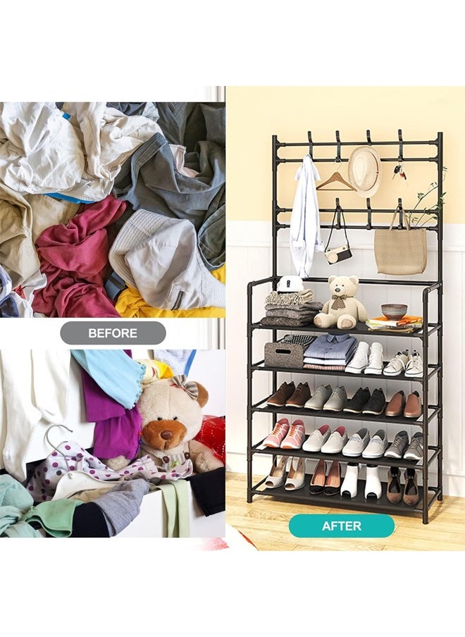 Cady One Shoe organizer with 5 shelves and clothes hanger  - Image 4