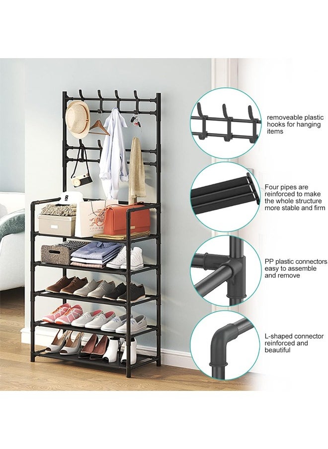 Cady One Shoe organizer with 5 shelves and clothes hanger  - Image 5