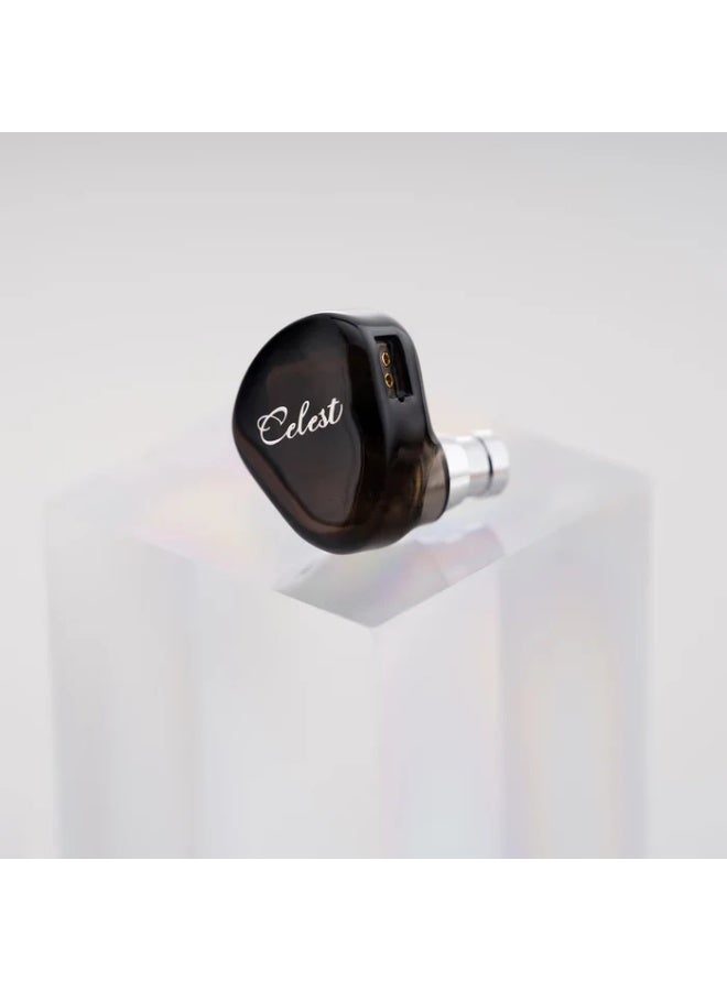 Celest Rue Gaming Earphones 3.5mm AUX with External Microphone Noise Cancelling Gaming Headphones Titanium Composite Diaphragm with 6mm Precision Dynamic Driver and Headphone Cable Black - Image 3