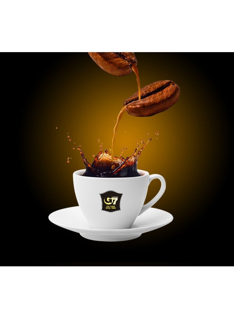 G7 Power G7 Strong Black Vietnamese Coffee. 3-in-1 Instant Espresso Coffee Powder, Fat-Free and Sugar-Free, 50 Packets. - Image 2