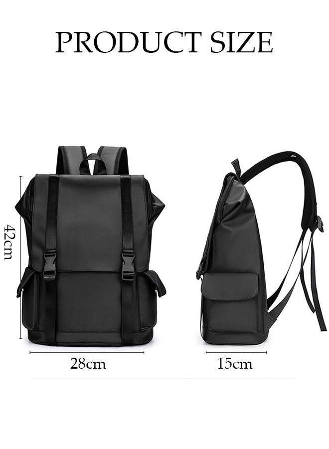 DUNISO School Backpack Large Capacity Multi-pocket Students Backpack School Bag Fashion Book Bags Waterproof Wear-resistant Backpacks for Teen College Students Laptop Bag for Casual Travel - Image 4