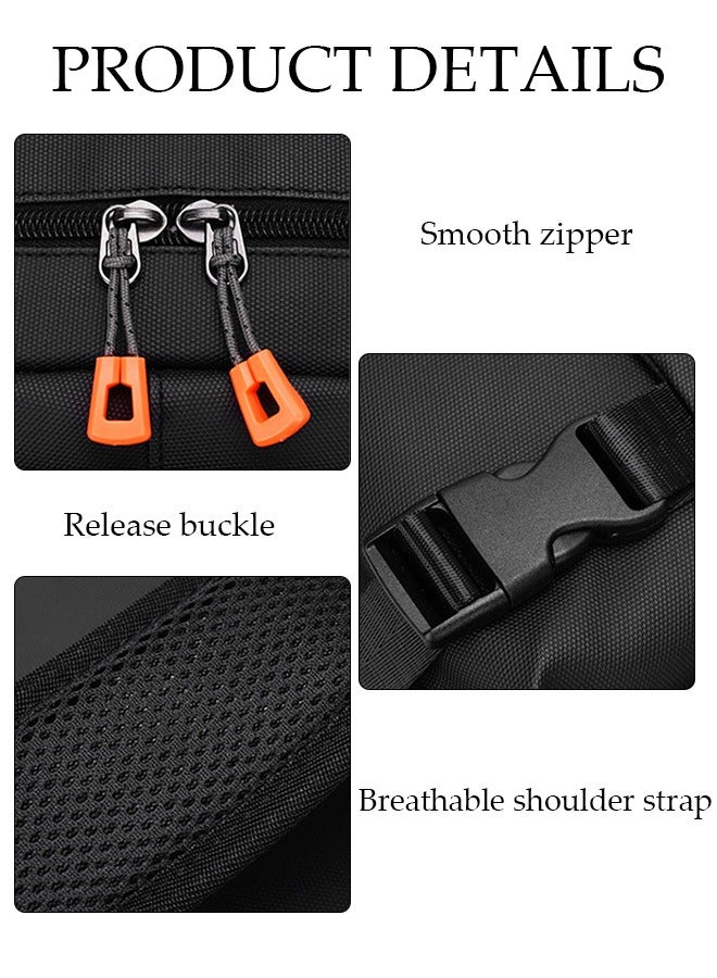 DUNISO School Backpack Large Capacity Multi-pocket Students Backpack School Bag Fashion Book Bags Waterproof Wear-resistant Backpacks for Teen College Students Laptop Bag for Casual Travel - Image 3