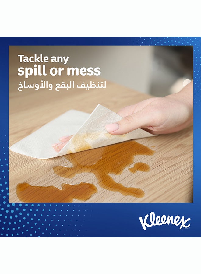 Kleenex Multi Purpose Kitchen Tissue Paper Towel, 2 PLY,16 Rolls x 40 Sheets, Absorbent Towels for all Surfaces - Image 3