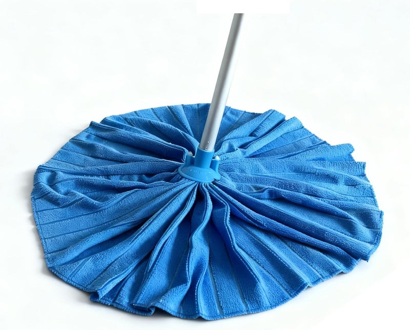 EaseYourDay Microfiber Cloth Mop Head, Screw On Mop Head Refill Compatible with Standard US Threading Pole (Acme 3/4 inch) (6) - Image 1