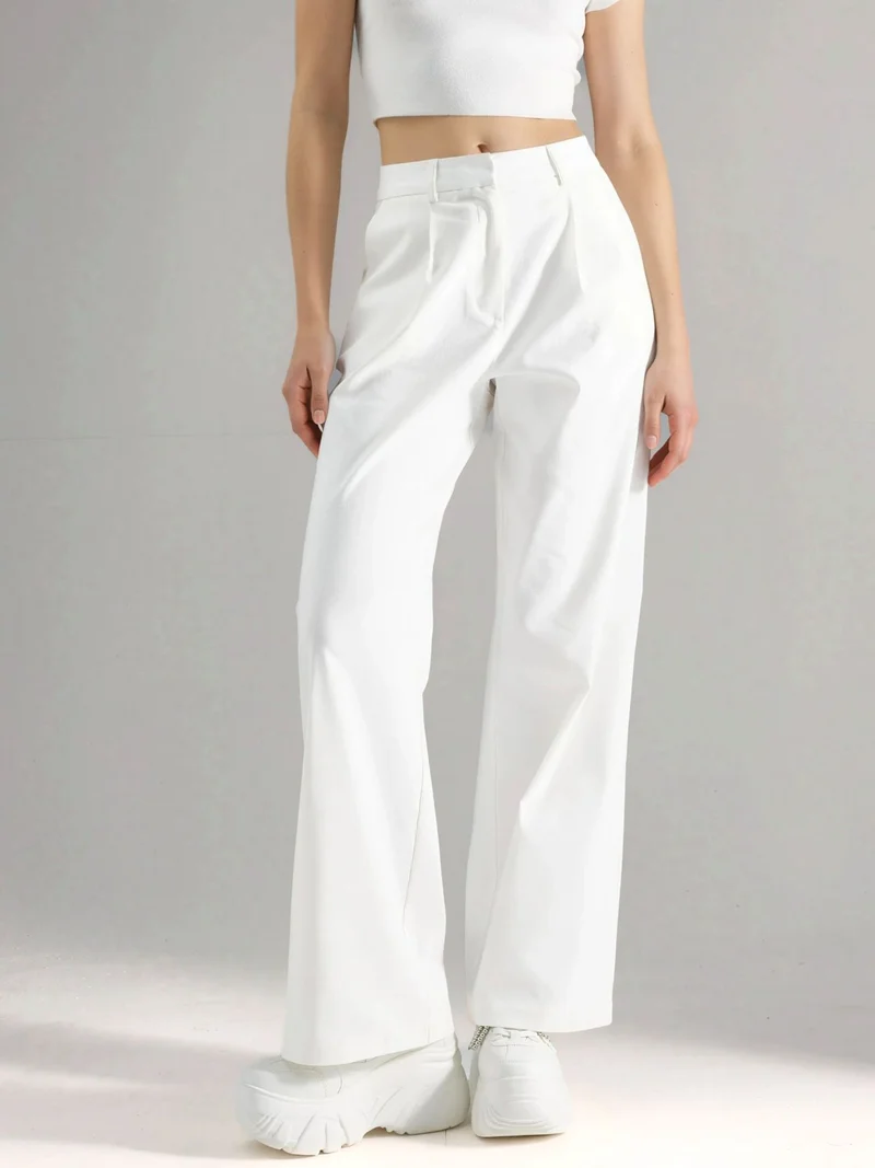 هيكاب High Waist Wide Leg Palazzo Pants