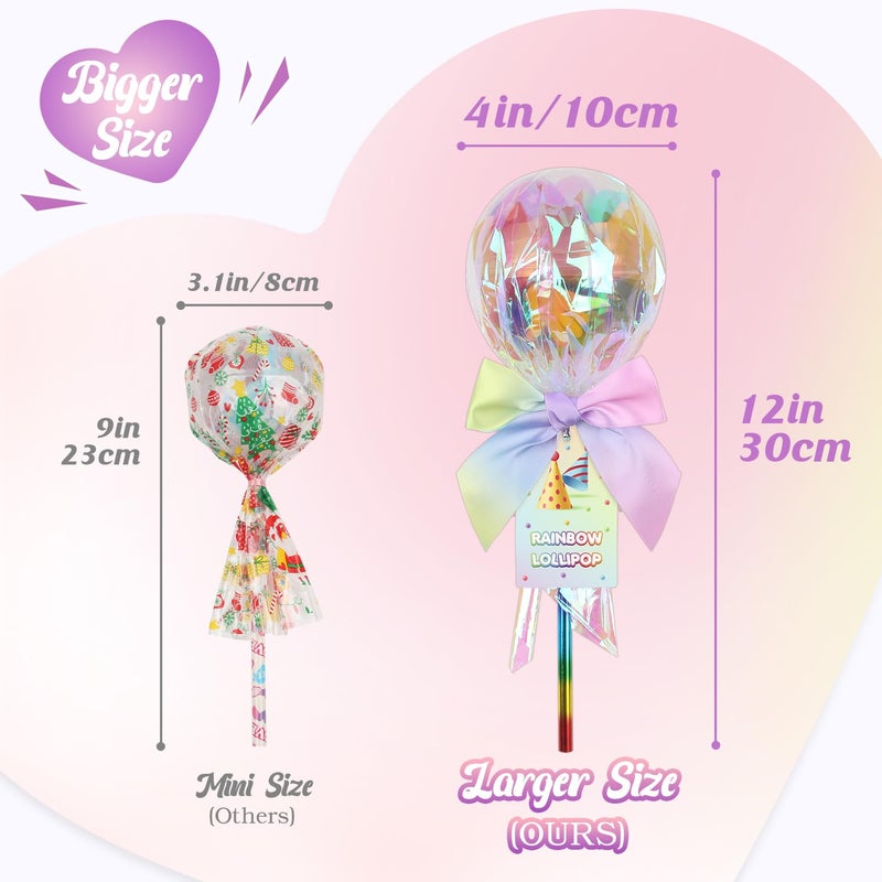 Deerher 24 Pack Giant Rainbow Stationery Set Party Favors & Goodie Bags for Kids, Return Gifts for Birthday Party, Classroom Rewards Prizes & Gifts Exchange for Students, Back to School Stationery Gift. - Image 4