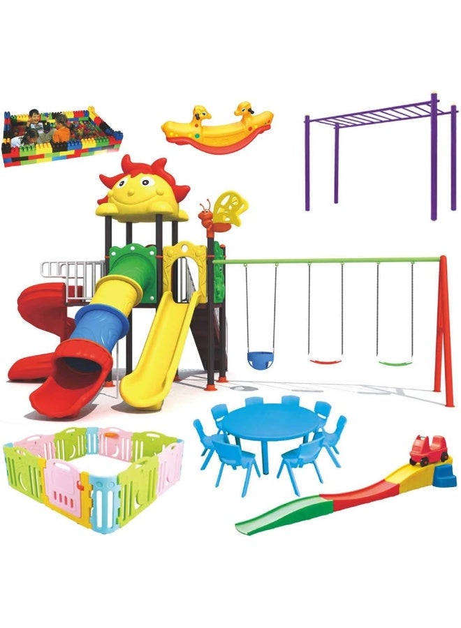 Rainbow Toys Outdoor Play All In One Set - Image 1