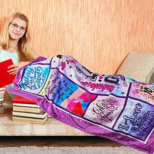 Lviliss Birthday Gifts for 10 Year Old Girl Blanket, Gifts for 10 Year Old Girls, 10th Birthday Gifts for Girls - Image 3