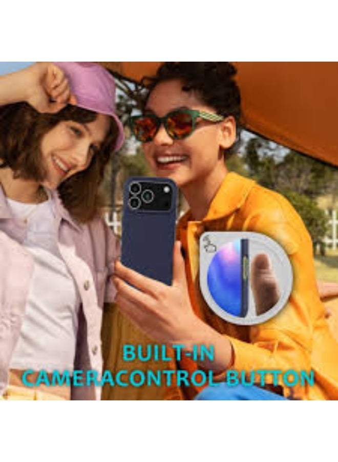 Liquid Silicone Protective Case Compatible with iPhone 17 Pro Max 6.9-Inch, Slim Matte Back Cover, Silky Soft Touch, Shockproof Design, Anti-Fingerprint with Microfiber Lining - Image 4