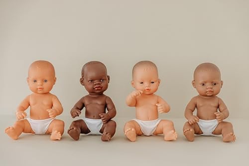 Miniland Realistic Baby Doll with Anatomically Correct Features Reborn Baby Dolls Cute Scented Hard Body with Vanilla Perfume Comes in Polybag 12 58 inches Tall Caucasian Boy - Image 3