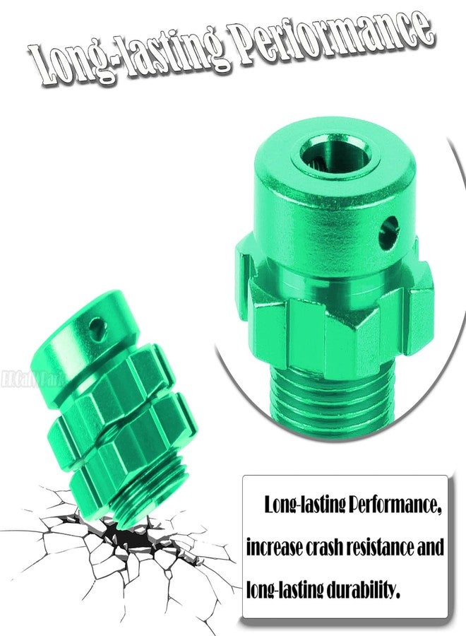 مجموعة ترقيات محرك محور العجلة BRCatWPark RC مقاس 17 مم سداسي، ممتدة 6 مم، لسيارات E-Maxx/T-Maxx/E-Revo/Revo/Summit بمقياس 1/10، تتضمن 4 قطع من محولات محور العجلة السداسية المصنوعة من الألومنيوم مع صواميل ومفتاح ربط، بديل للجزء رقم 6469 5854، لون أخضر. - Image 5