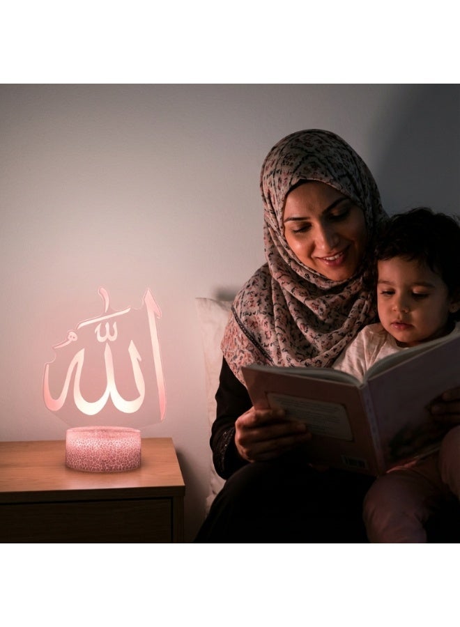 3D night light, desk lamp, LED lighting, 16 color changing modes/touch-sensitive 3D light - Image 2