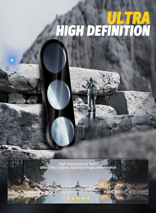 Orzero أورزيرو (3 عبوات) واقي عدسة الكاميرا متوافق مع سامسونج جالاكسي S25 FE، واقي كاميرا زجاج مقسى 9H قطع دقيقة للكاميرا مضاد للخدش لا يؤثر على اللقطات الليلية والفلاش - Image 4