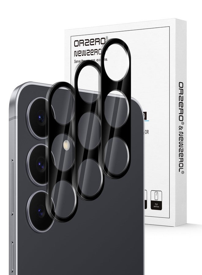 Orzero أورزيرو (3 عبوات) واقي عدسة الكاميرا متوافق مع سامسونج جالاكسي S25 FE، واقي كاميرا زجاج مقسى 9H قطع دقيقة للكاميرا مضاد للخدش لا يؤثر على اللقطات الليلية والفلاش - Image 1