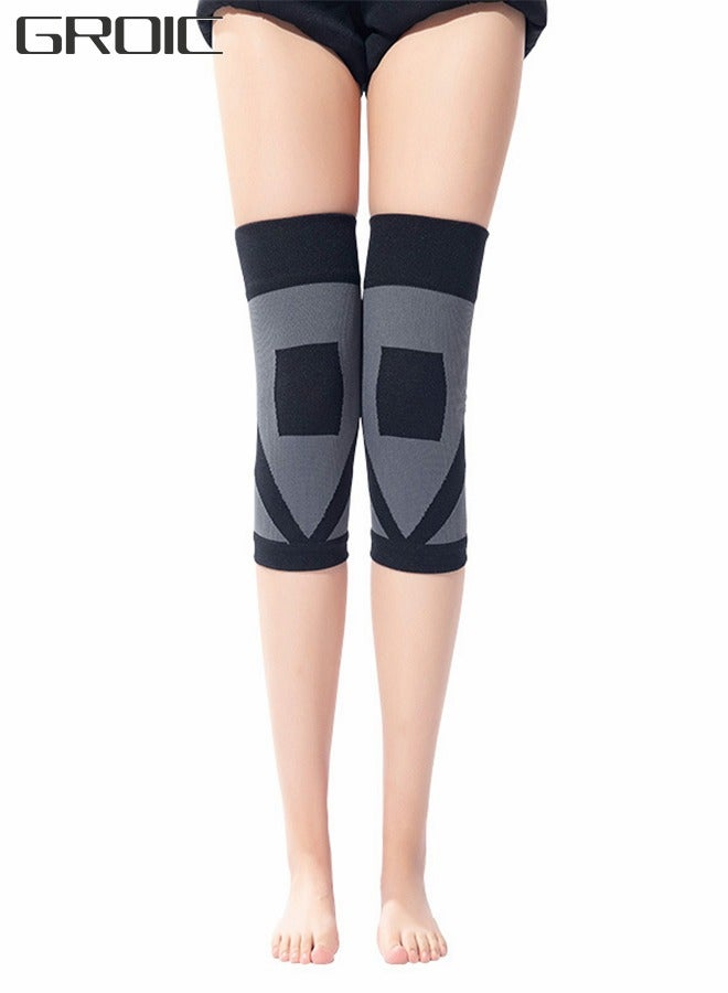 GROIC Graphene Heating Knee Compression Sleeve, Joint Pain Relief Knee Pad, Knee Support, High Elasticity Knee Pad For Workout, Running, Gym, Fitness, Weightlifting, Sports Fitness Equipment - Image 1