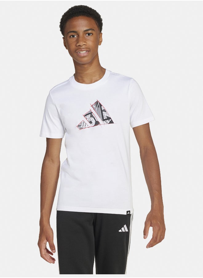 Adidas Codes Photoreal Logo Graphic T-Shirt Kids  - Image 1