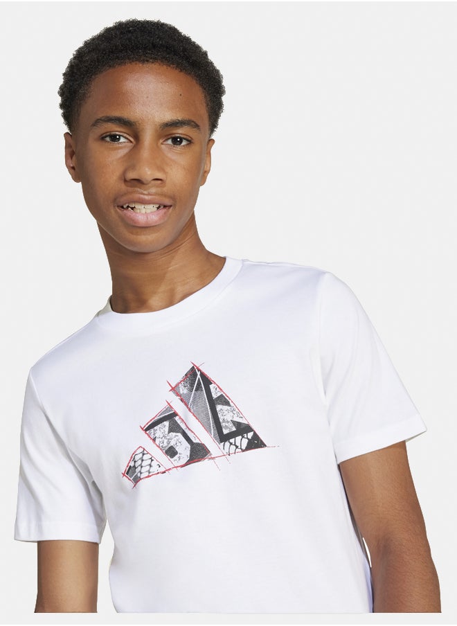 Adidas Codes Photoreal Logo Graphic T-Shirt Kids  - Image 3