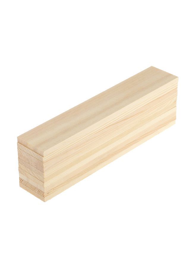 NIBEMINENT 10-Pieces Natural Pine Wood Rectangle Board Panel 20centimeter - Image 2